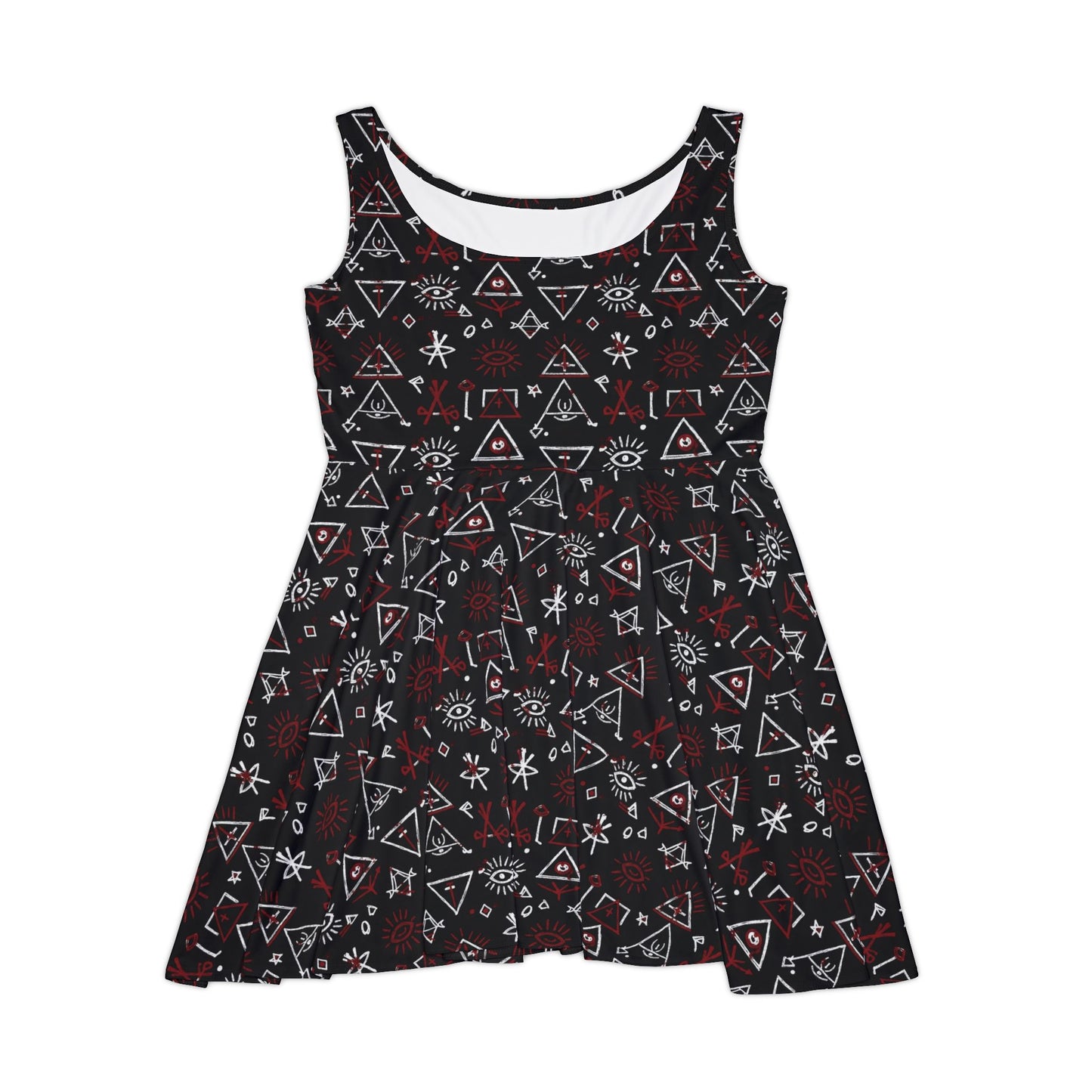 Sanguine Vow Skater Dress