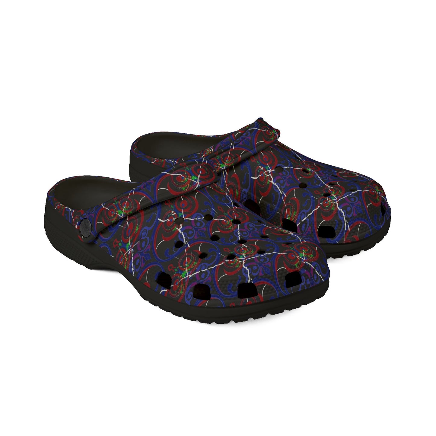 Feminine Fracture Clogs