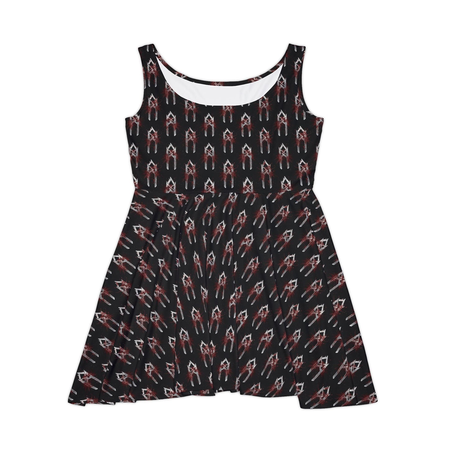 Shattered Cipher Skater Dress