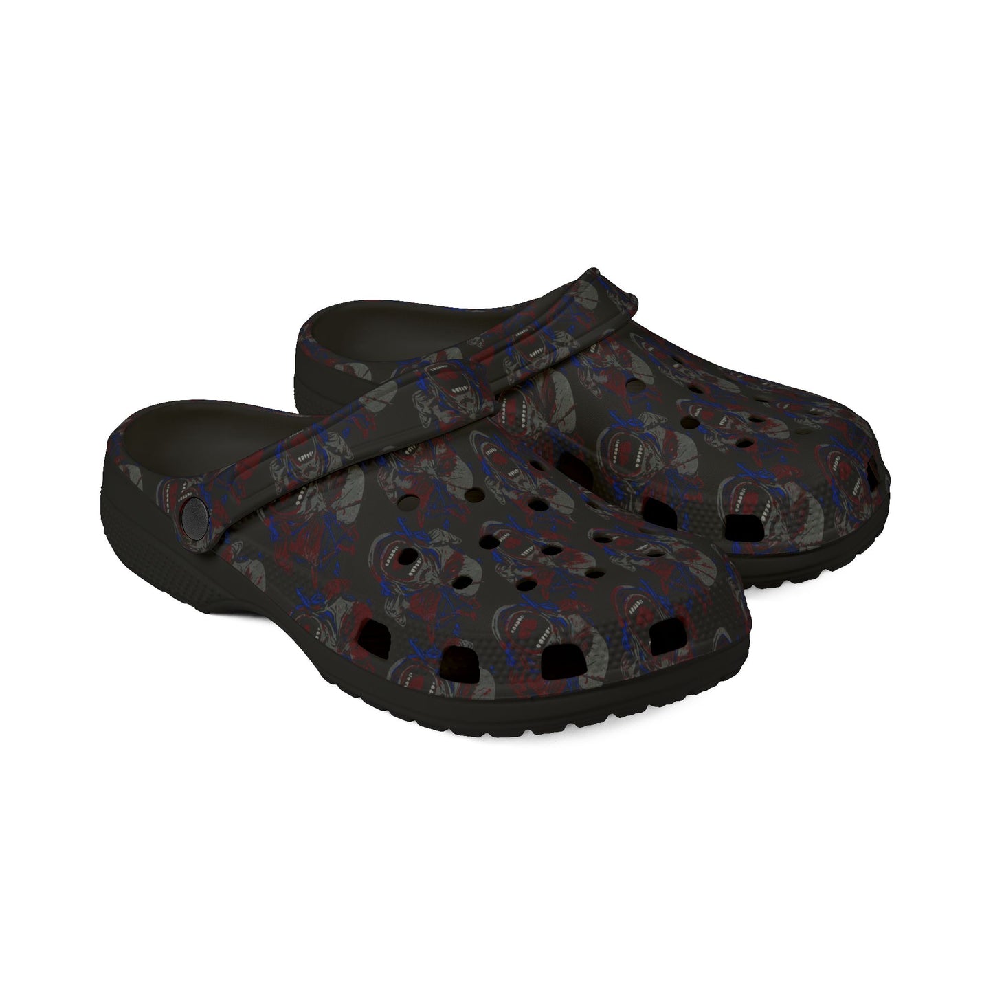 Screaming Face Clogs