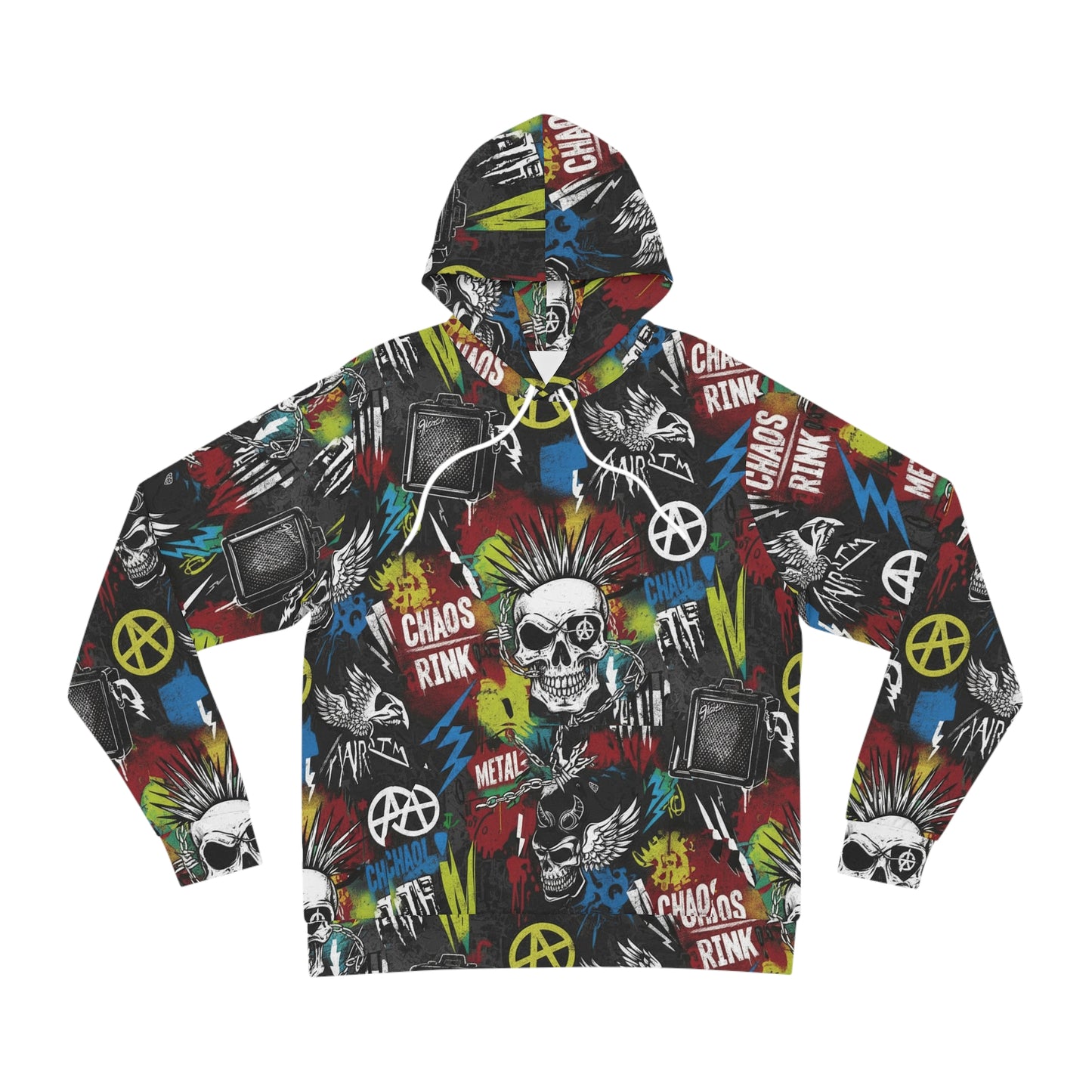 Punk Skull Anarchy Hoodie