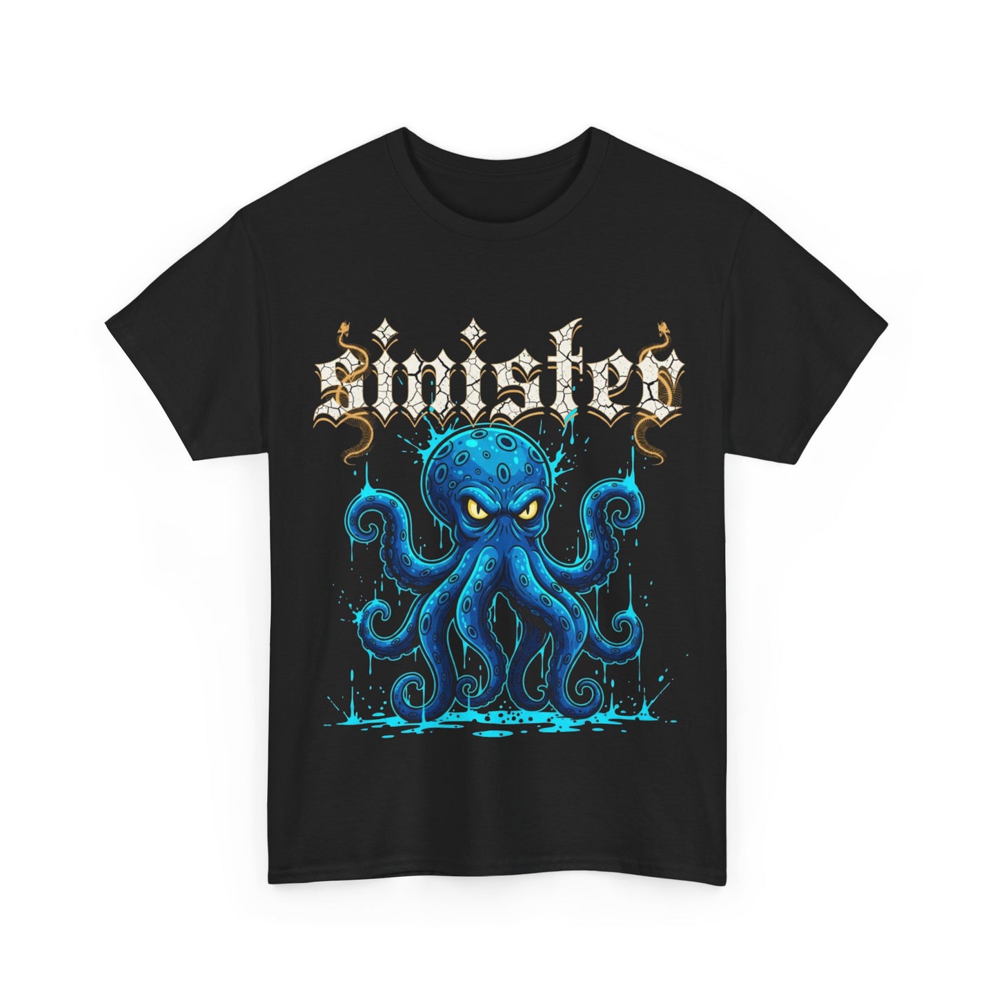 Creepy Blue Ring Octopus Tee-Shirt