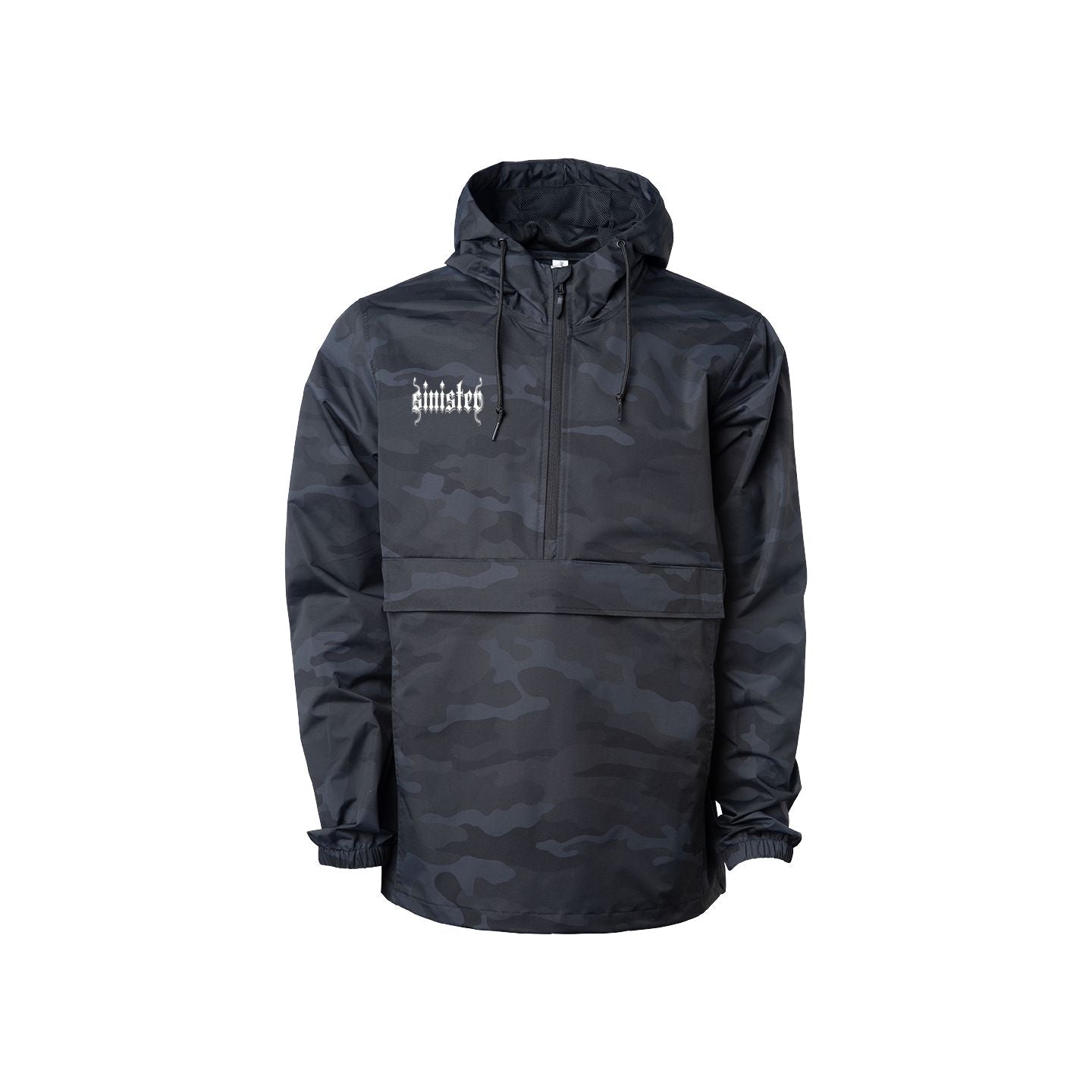 Sinister Black Camo Anorak Jacket
