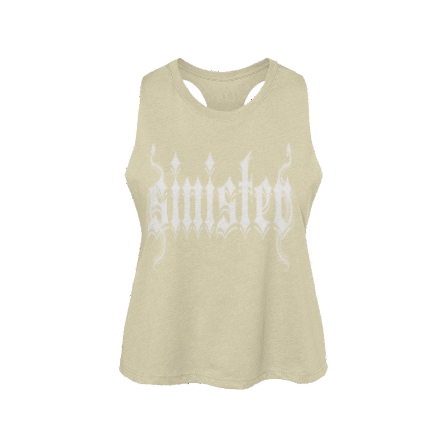 Sinister Womens Clothing - Racerback Cropped Tank Colors V3