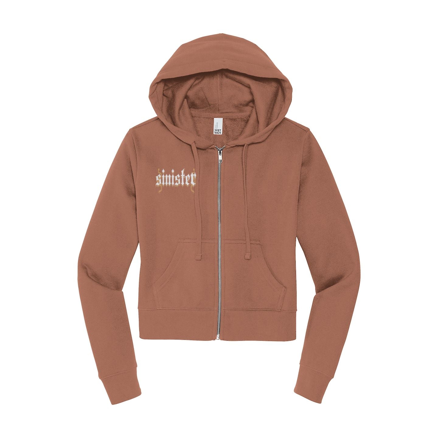Sinister Womens Clothing - District Womens Zip Hoodie Colors V1