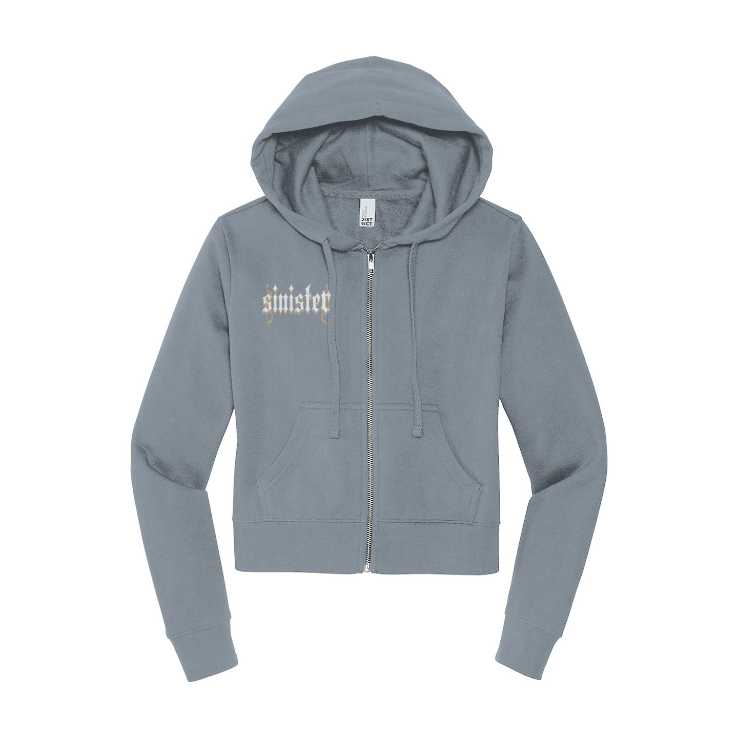 Sinister Womens Clothing - District Womens Zip Hoodie Colors V1