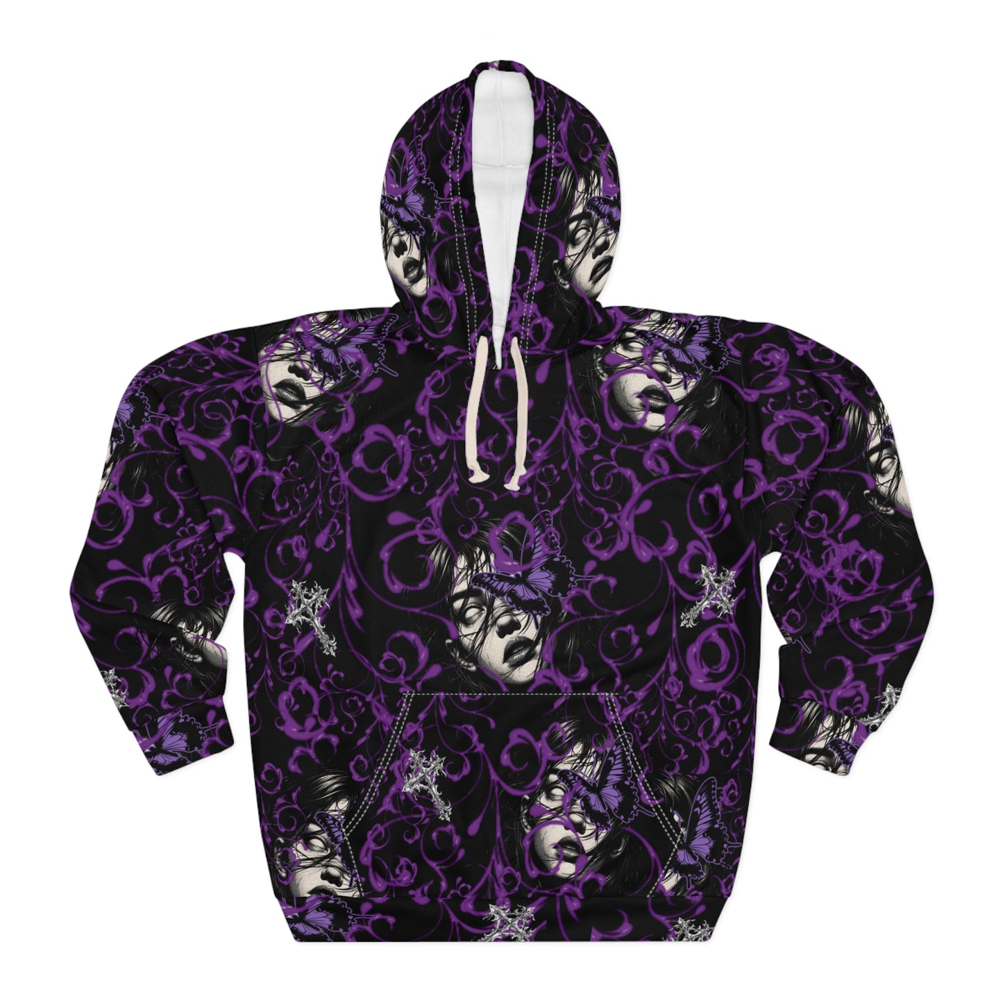 Butterfly Girl Goth Hoodie