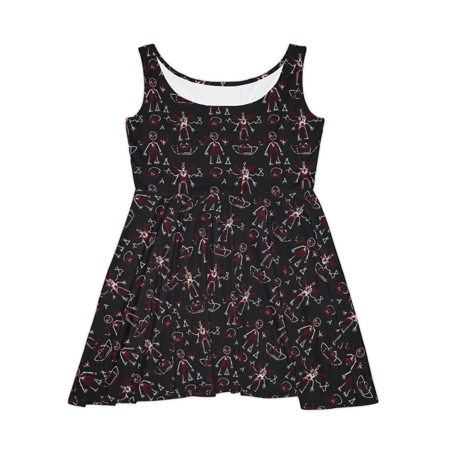 Ritual Scrawls Skater Dress