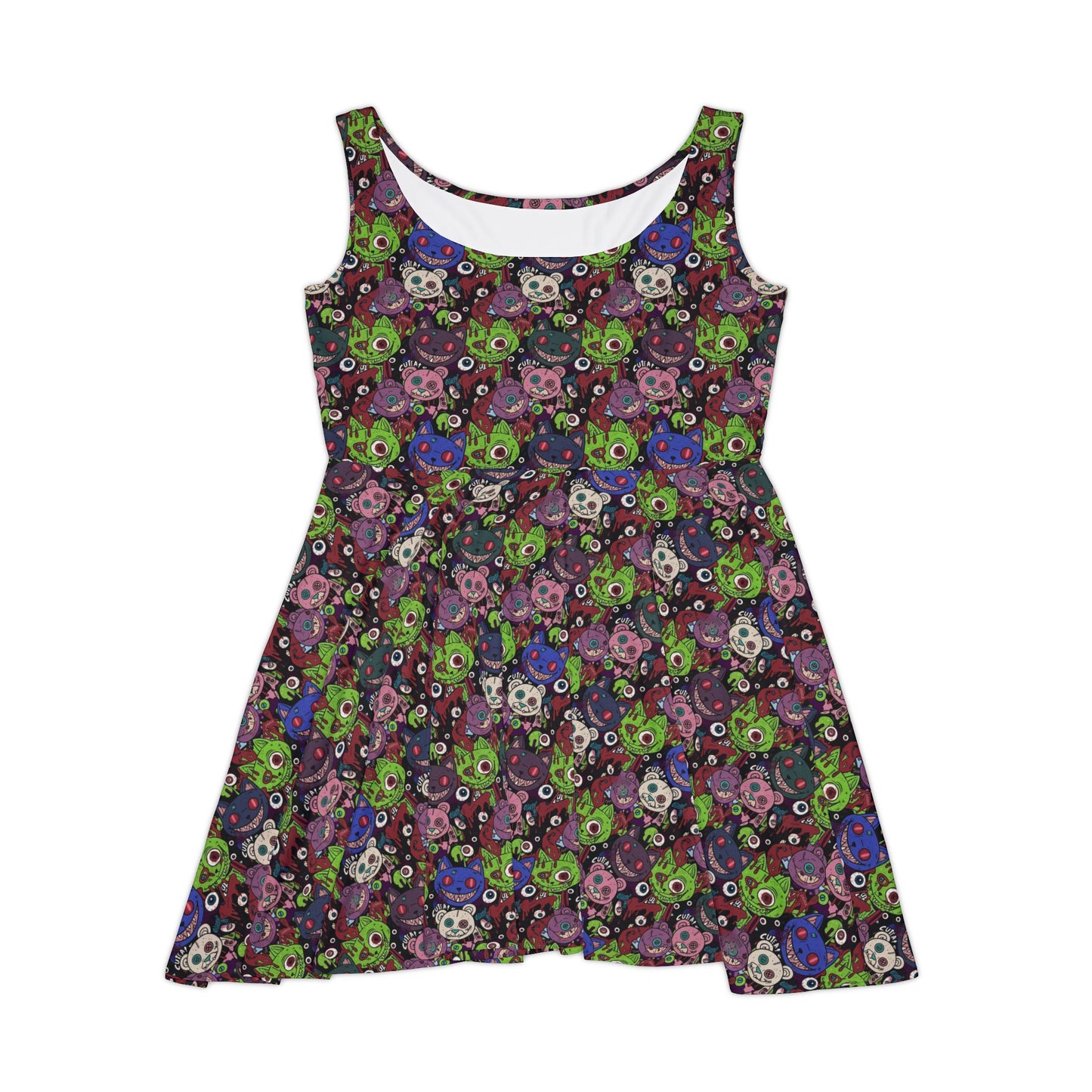 Stitched Chaos Skater Dress