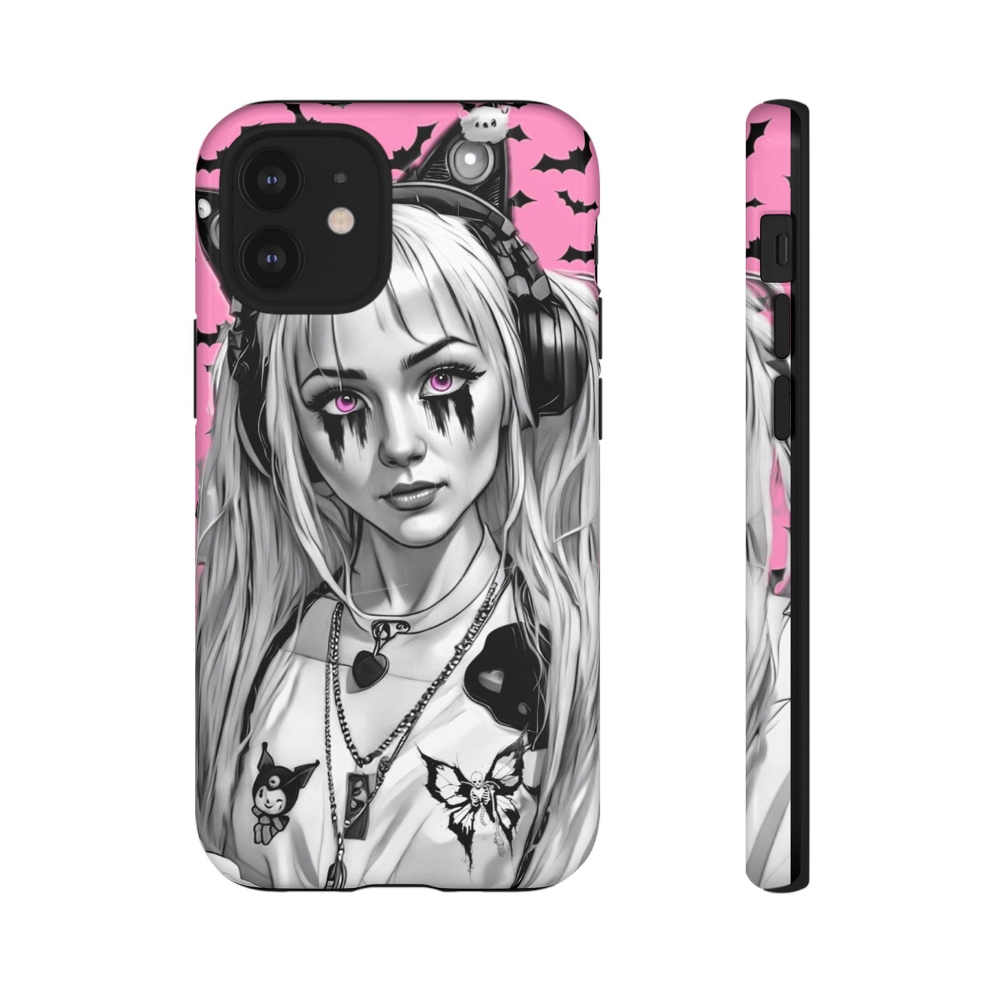 Gothic Kitty Tough Phone Case