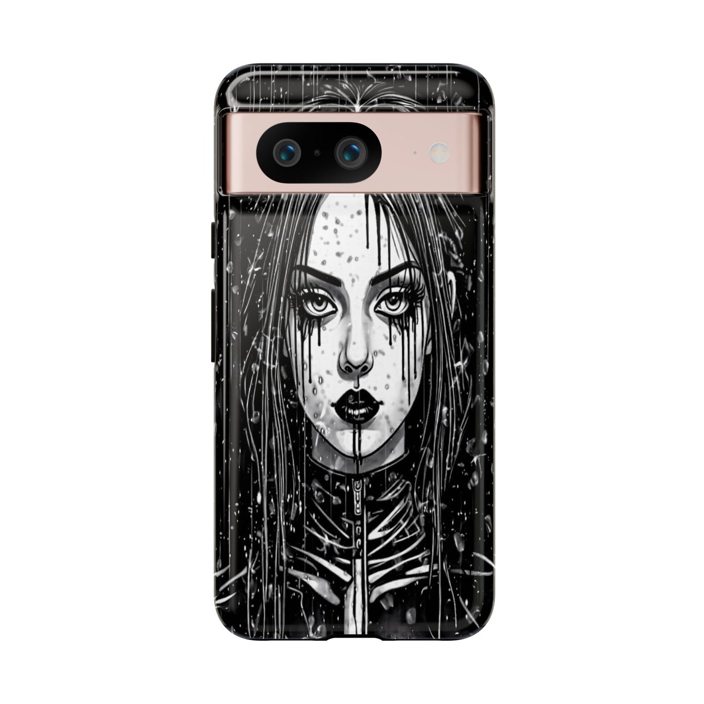 Mascara Goth Girl Tough Phone Case