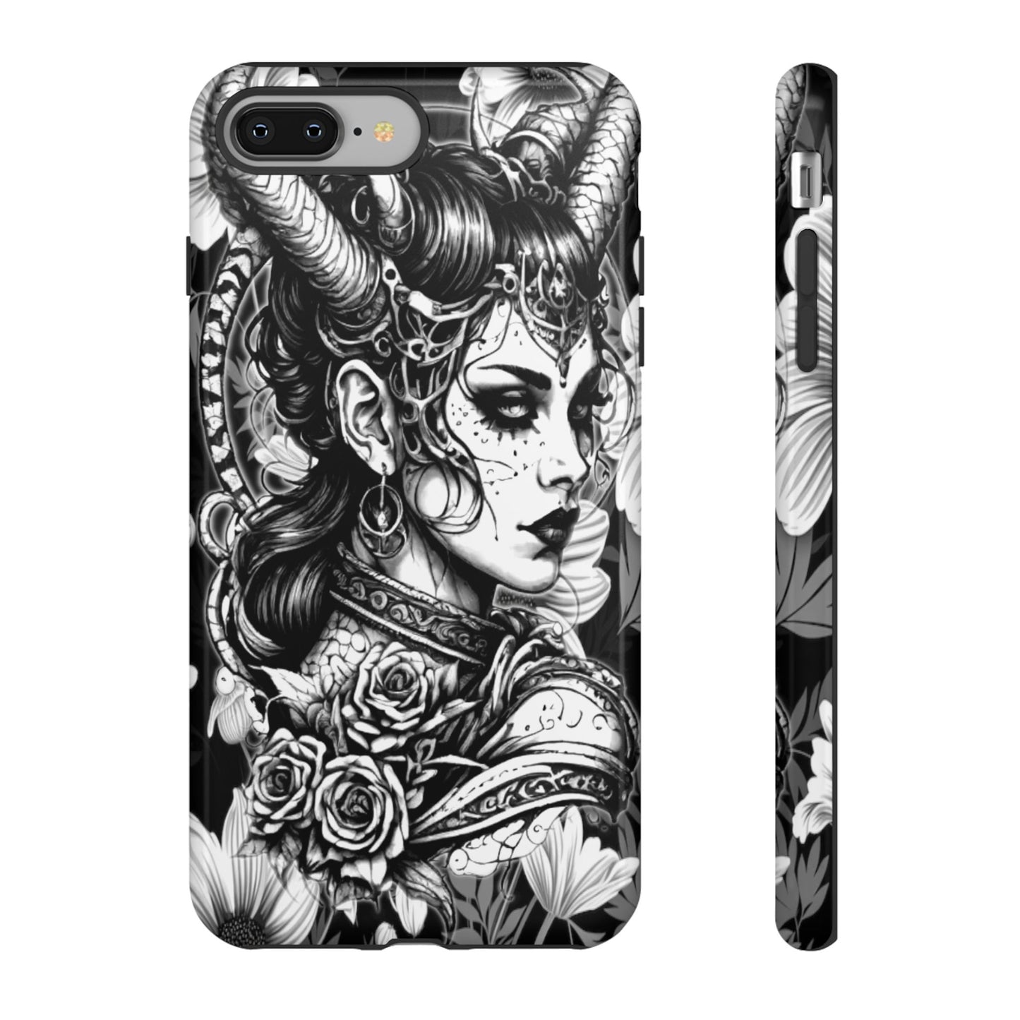 Goth Horned Queen Tough Phone Case