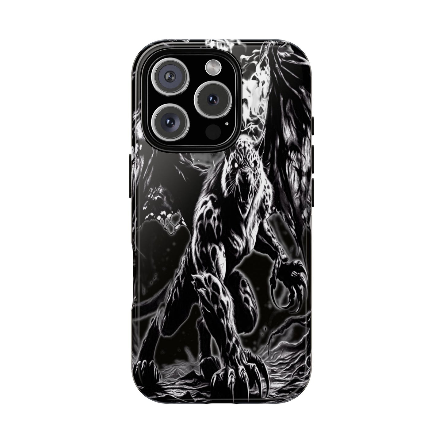 Winged Tiger Tough Phone Case