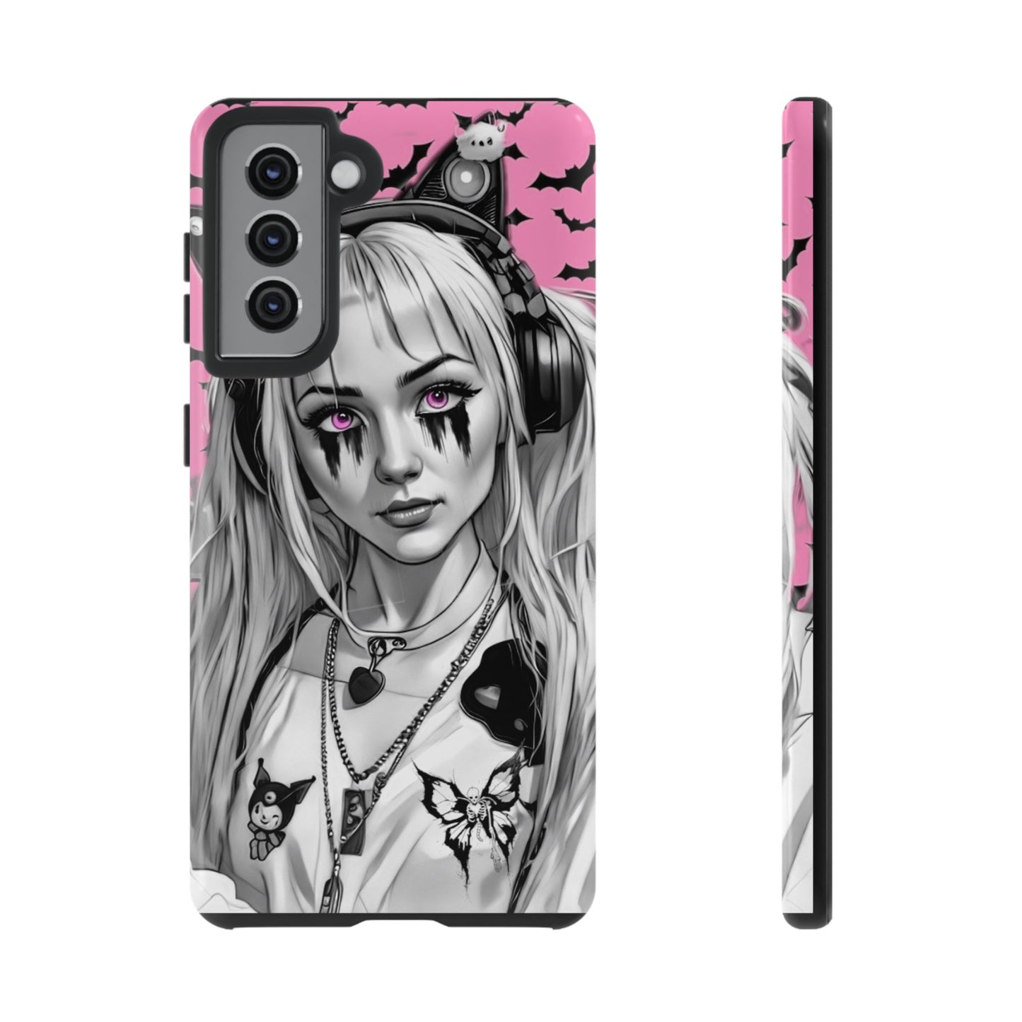 Gothic Kitty Tough Phone Case