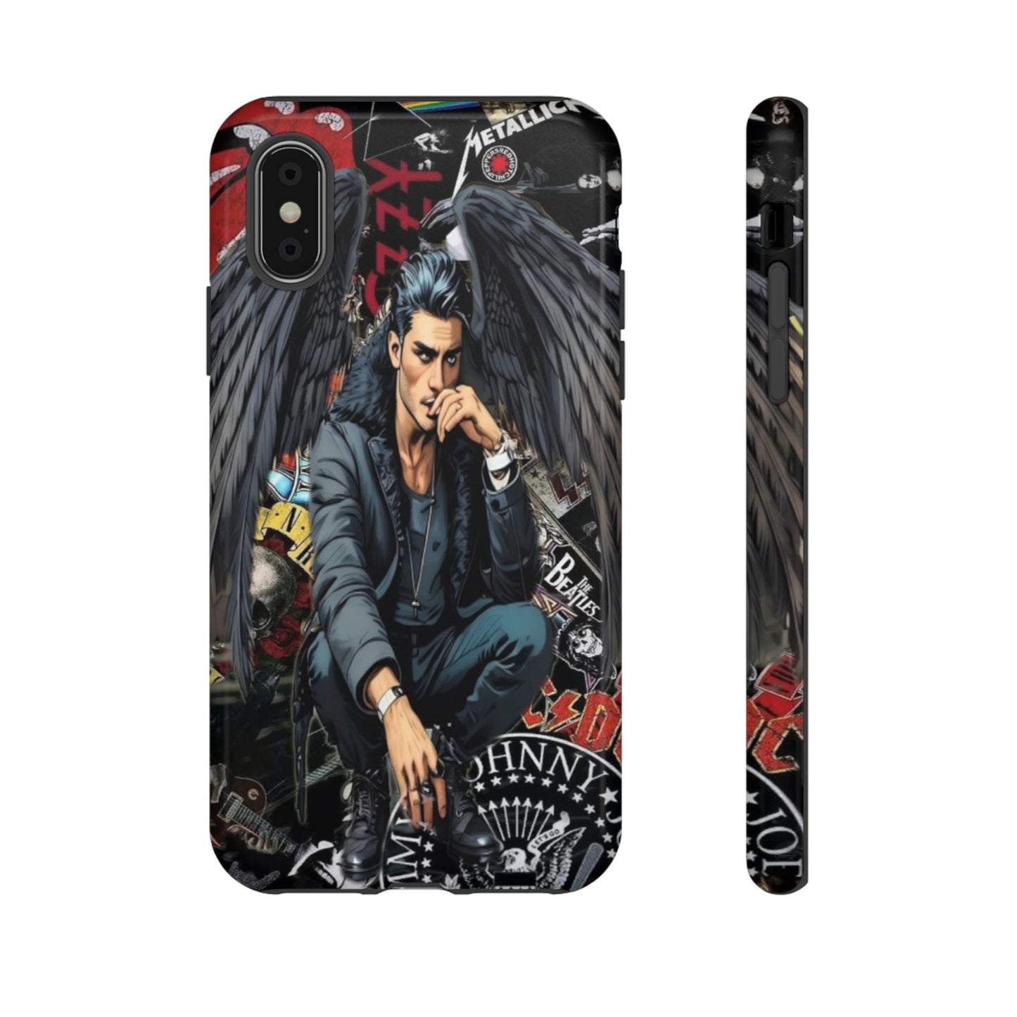 Male Music Angel Tough Phone Case