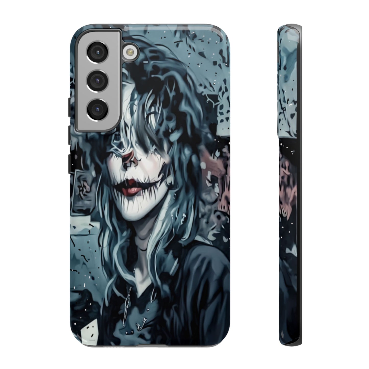 Blinded By Hair Tough Phone Case