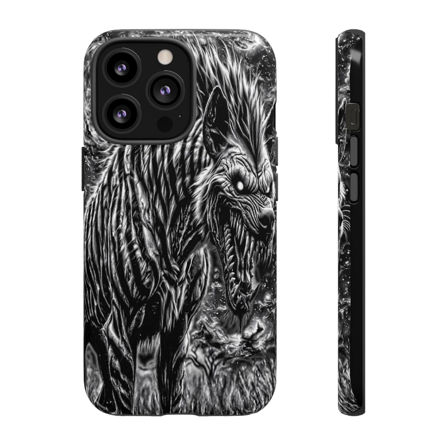 Snarling Hyena Tough Phone Case