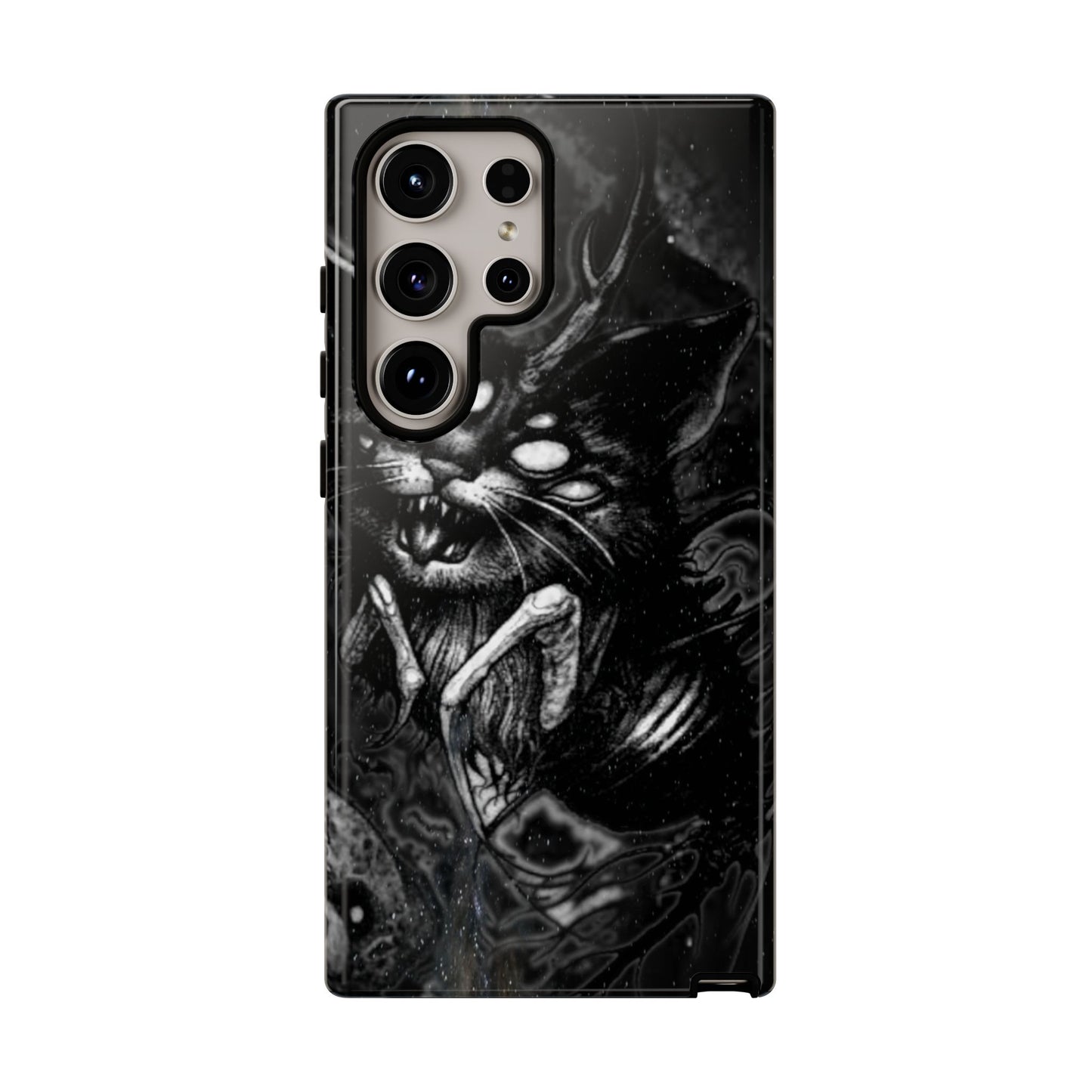 Scarey Cat Creature Tough Phone Case