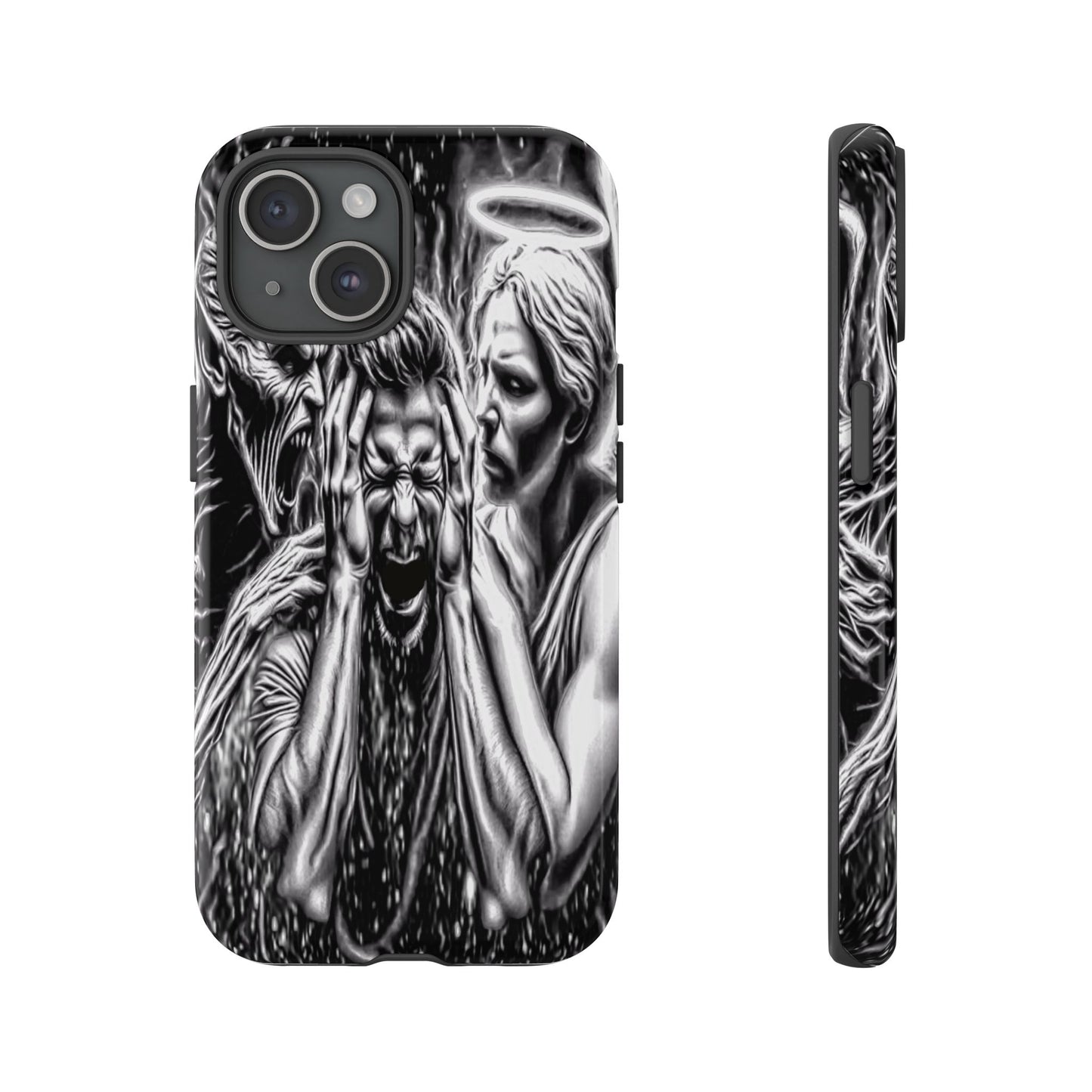 Good Vs Evil Tough Phone Case