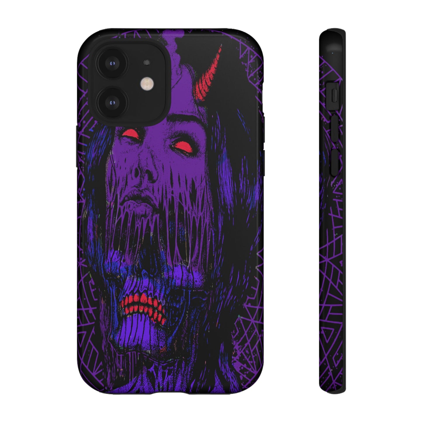 Melting Devil Girl Face Tough Phone Case