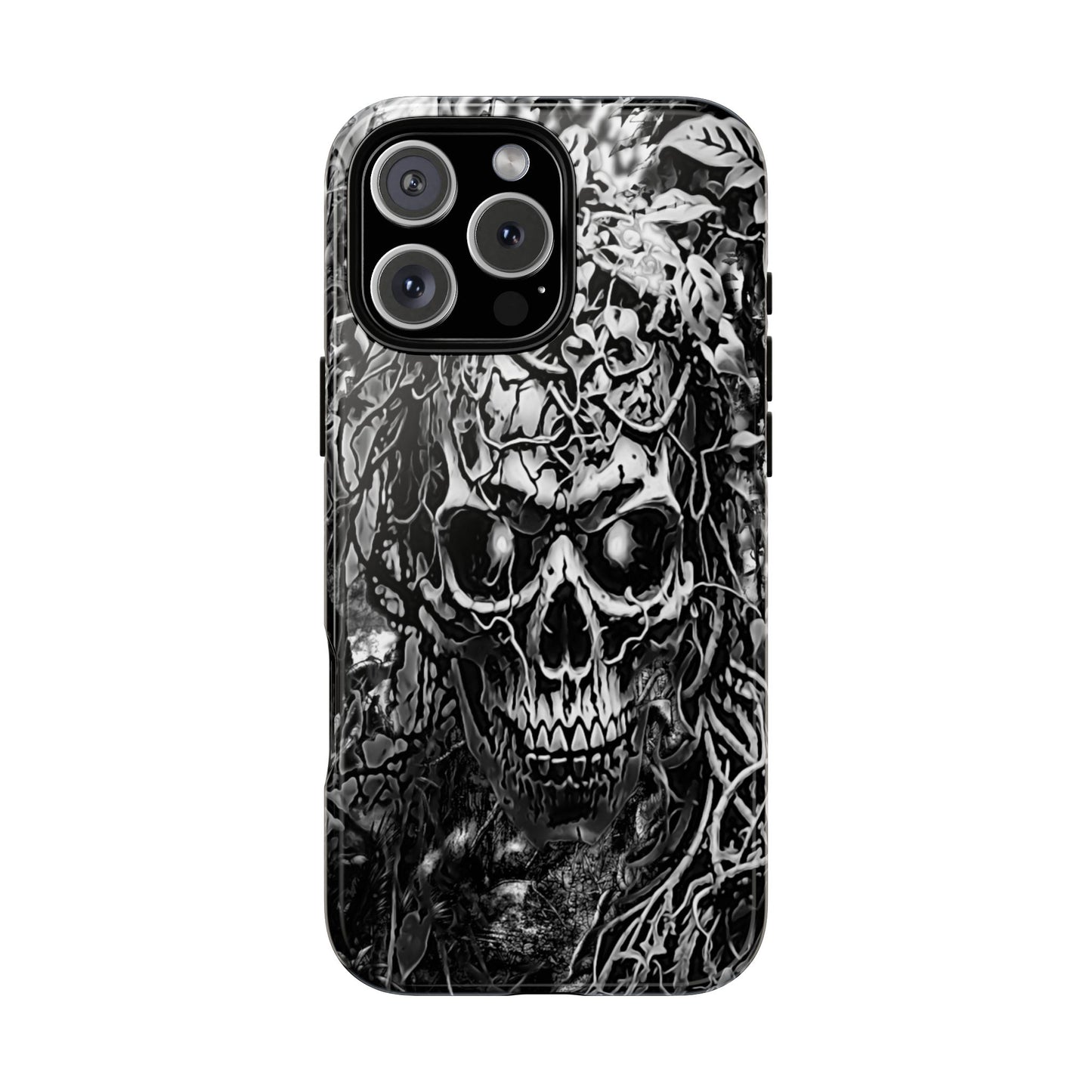 Crawling Vines Skull Tough Phone Case