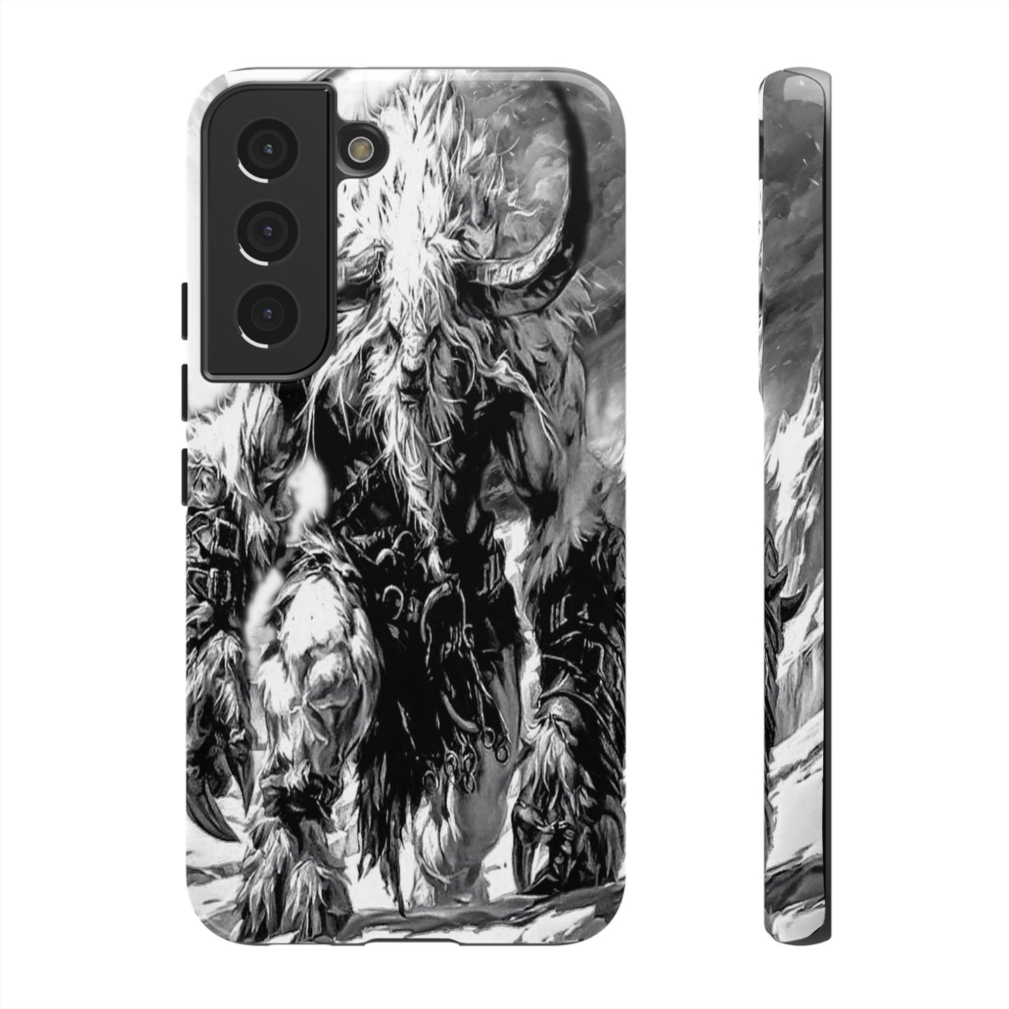 Snow Mountain Creature Tough Phone Case