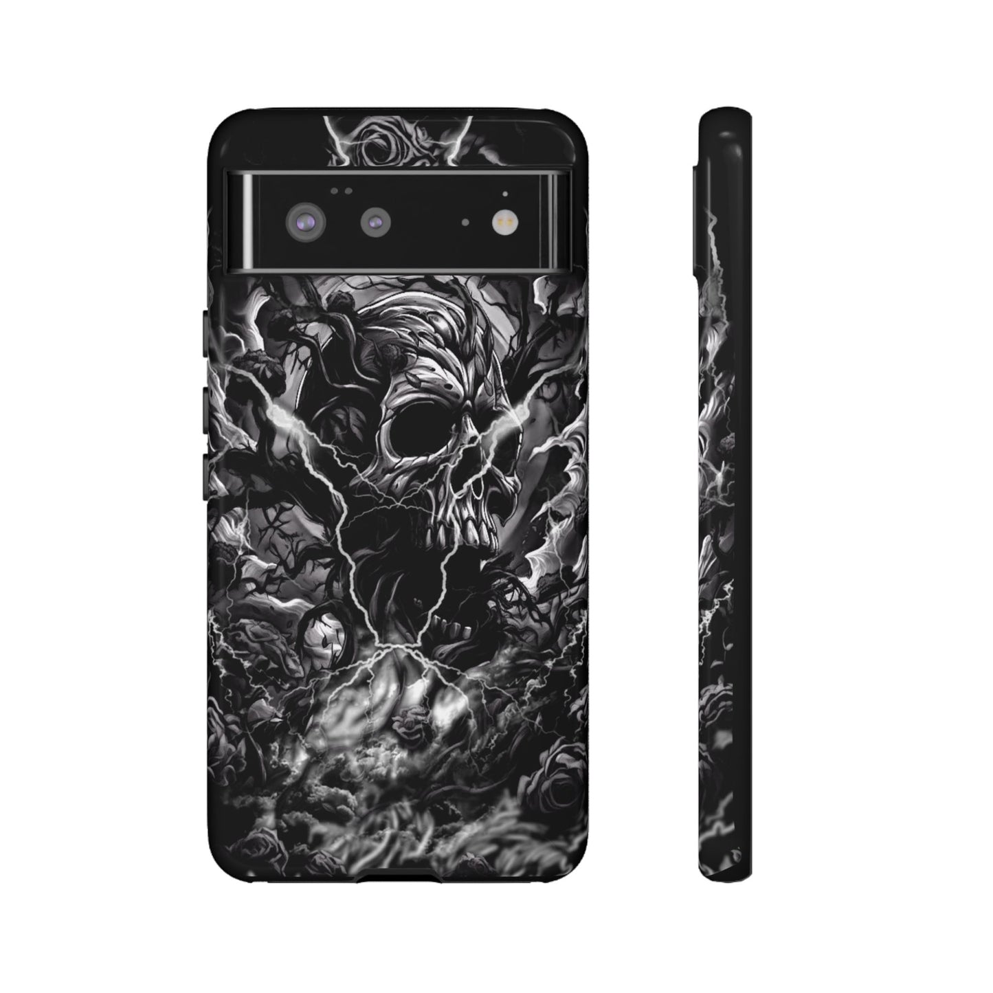 Skull Storm Tough Phone Case