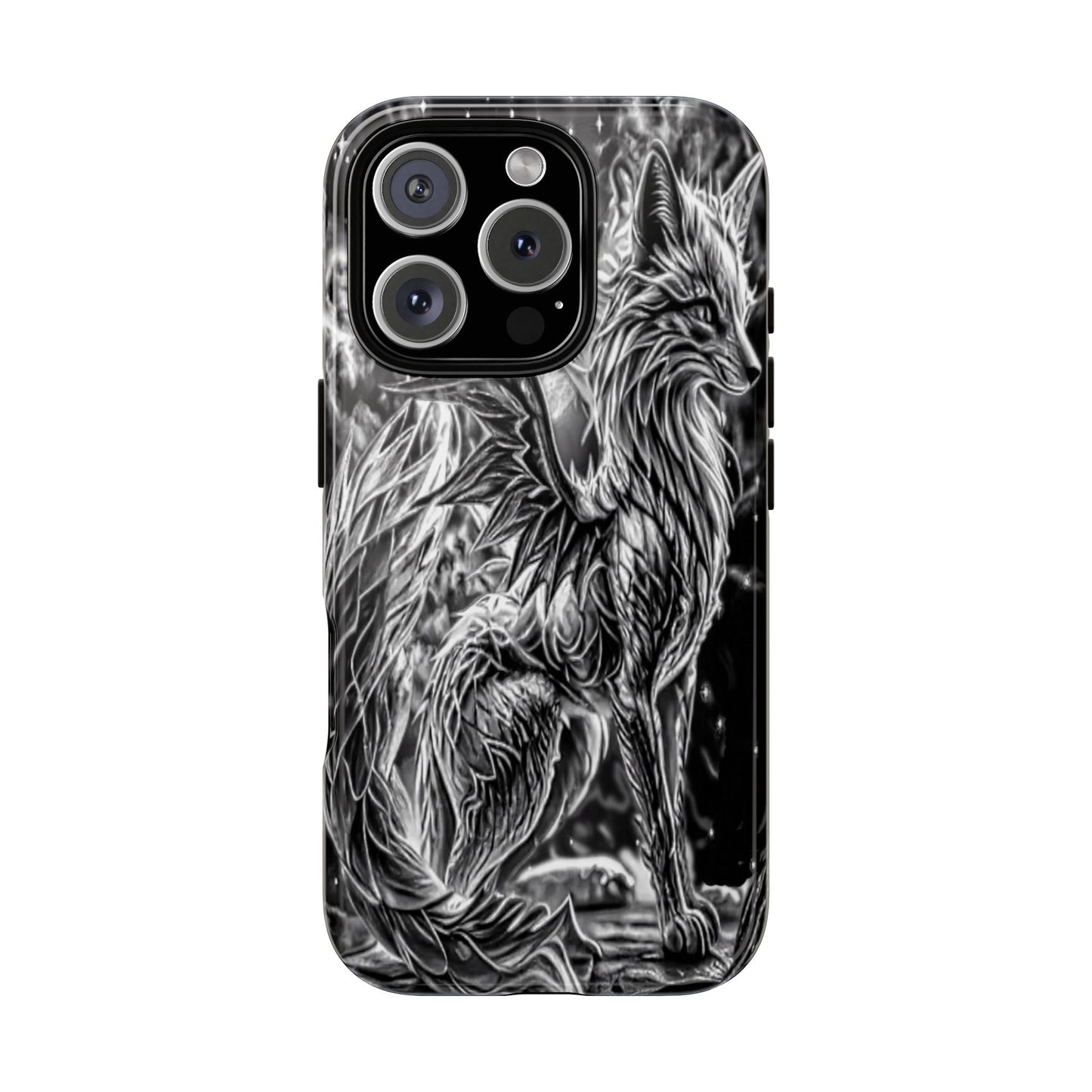 Winged Fox Tough Phone Case