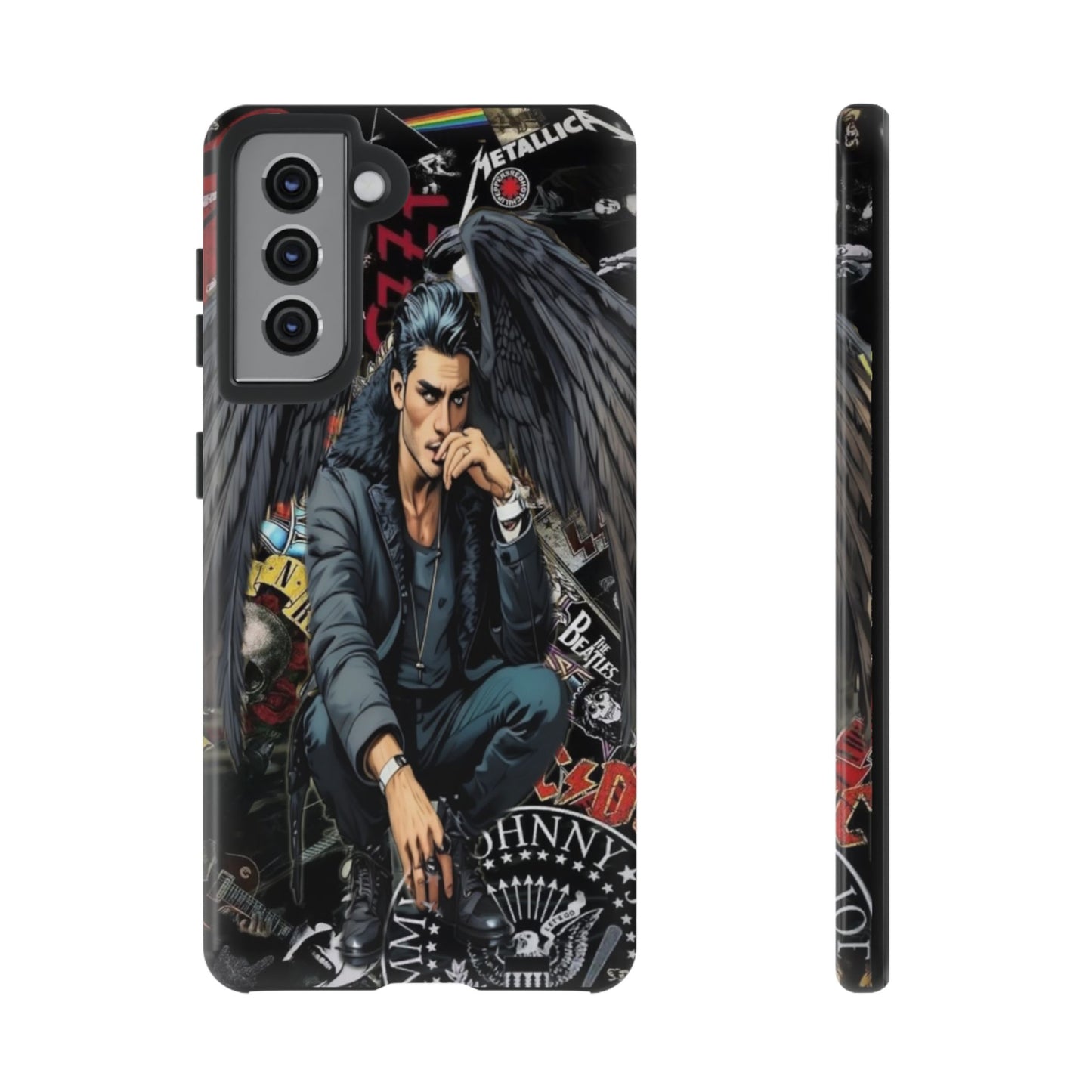 Male Music Angel Tough Phone Case