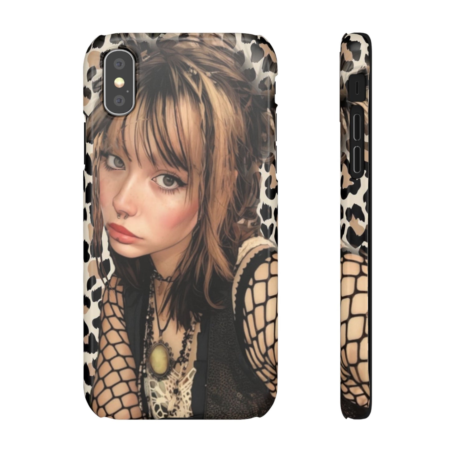 Gothical Leopard Snap Phone Case