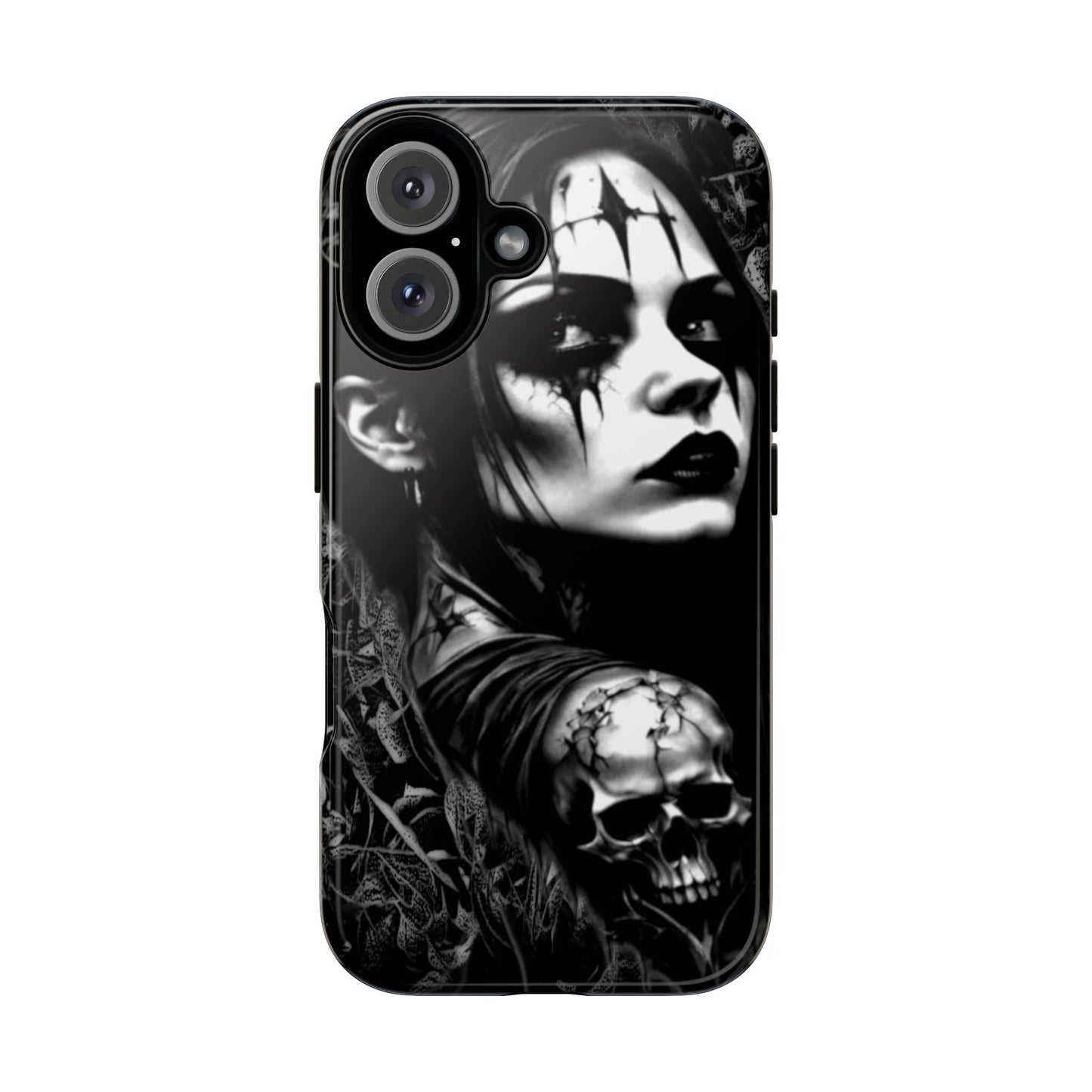 Mysterious Goth Girl Tough Phone Case