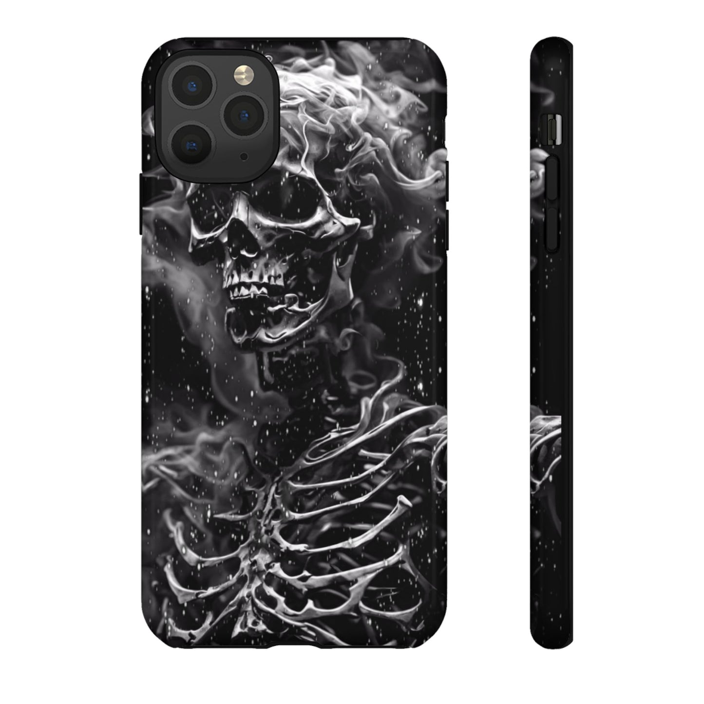 Skeleton On Fire Tough Phone Case