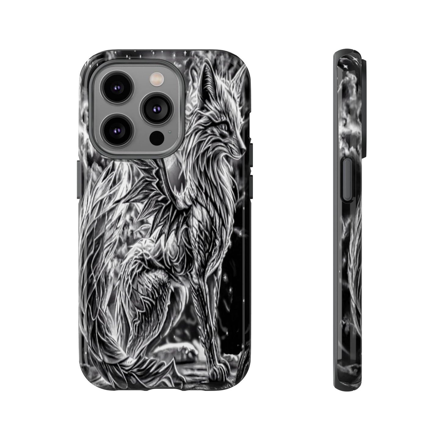 Winged Fox Tough Phone Case