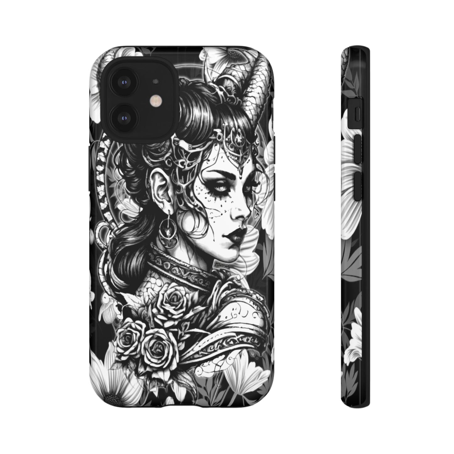 Goth Horned Queen Tough Phone Case