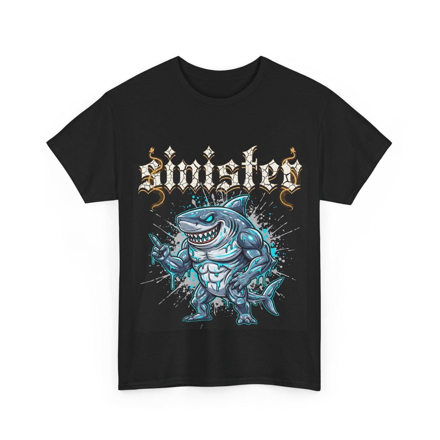 Deranged Great White Shark Tee-Shirt