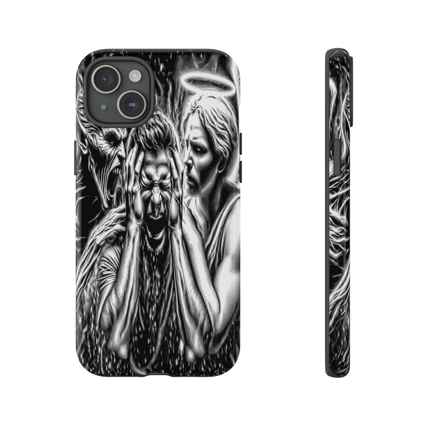 Good Vs Evil Tough Phone Case