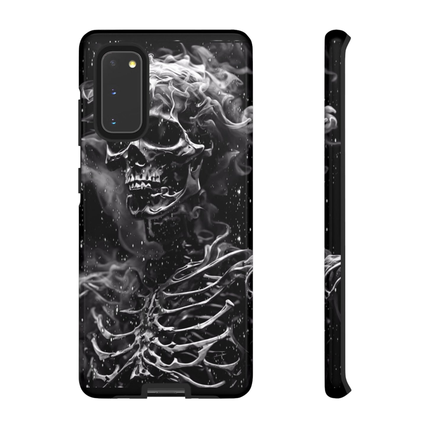 Skeleton On Fire Tough Phone Case