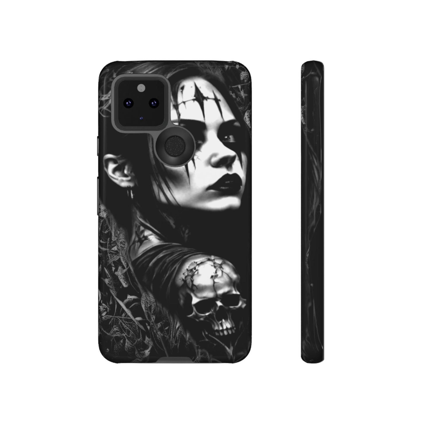 Mysterious Goth Girl Tough Phone Case