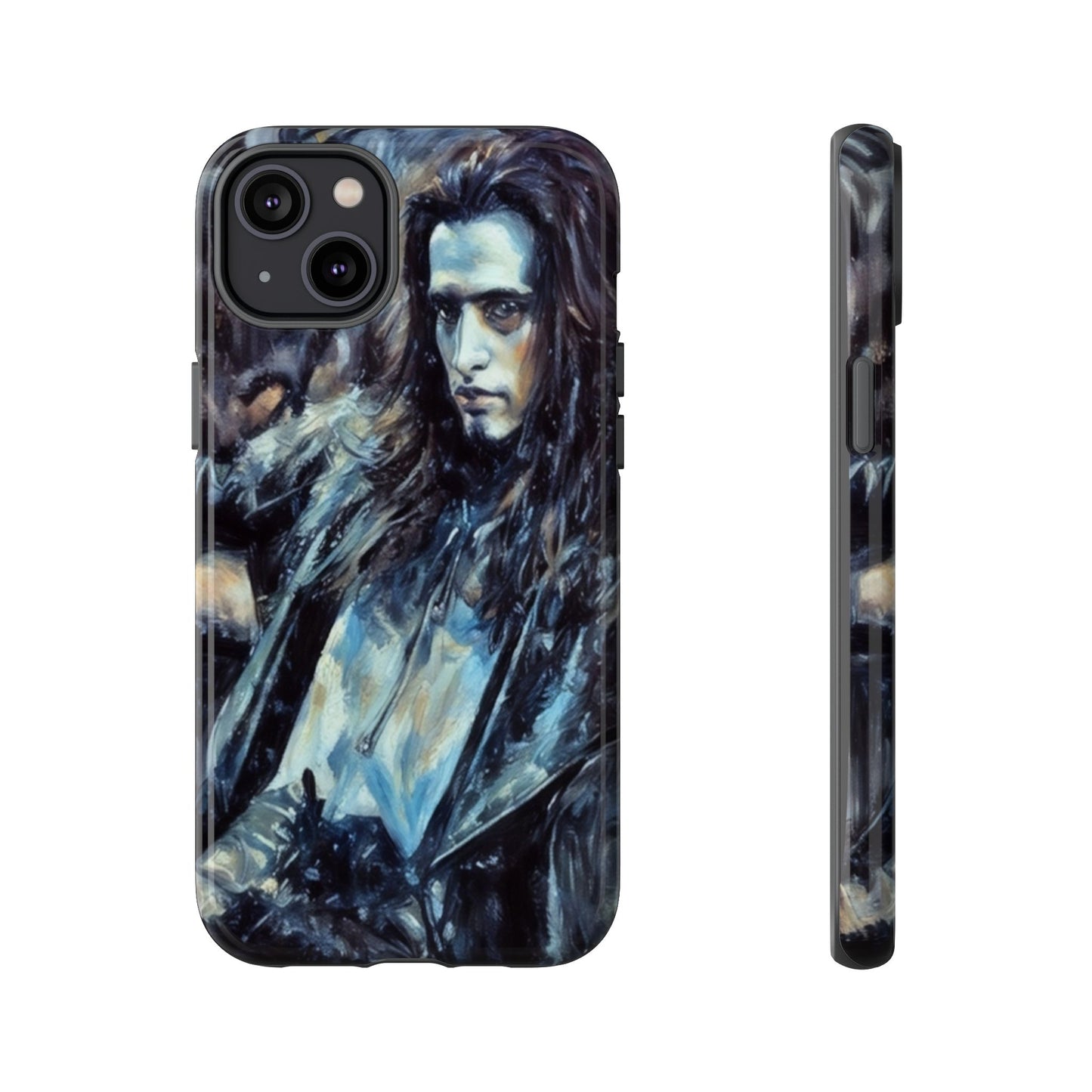 Enigmatic Goth Man Tough Phone Case