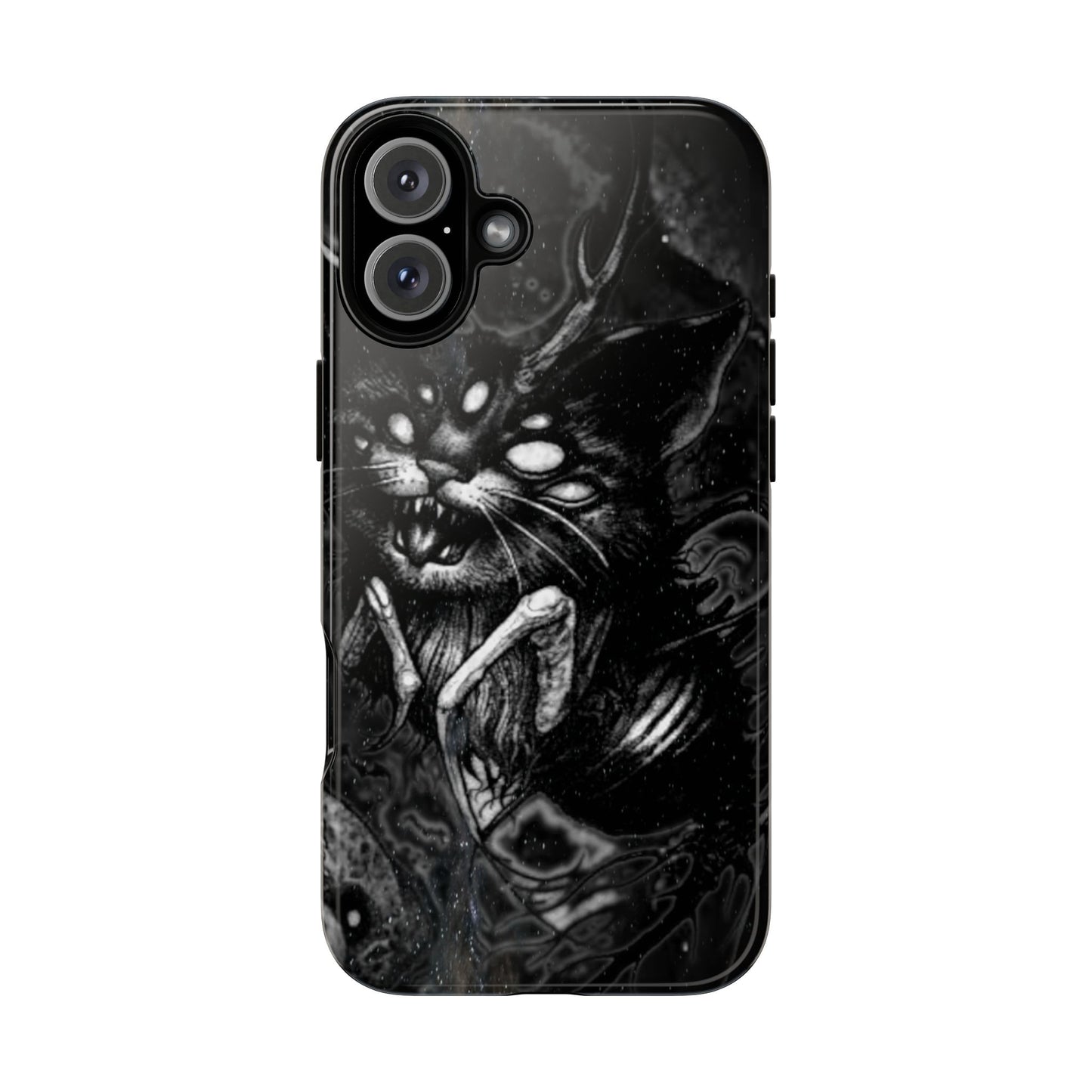 Scarey Cat Creature Tough Phone Case