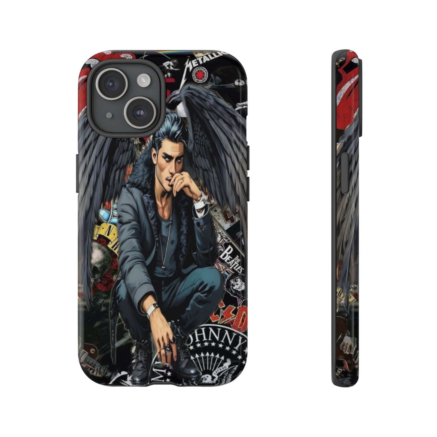 Male Music Angel Tough Phone Case