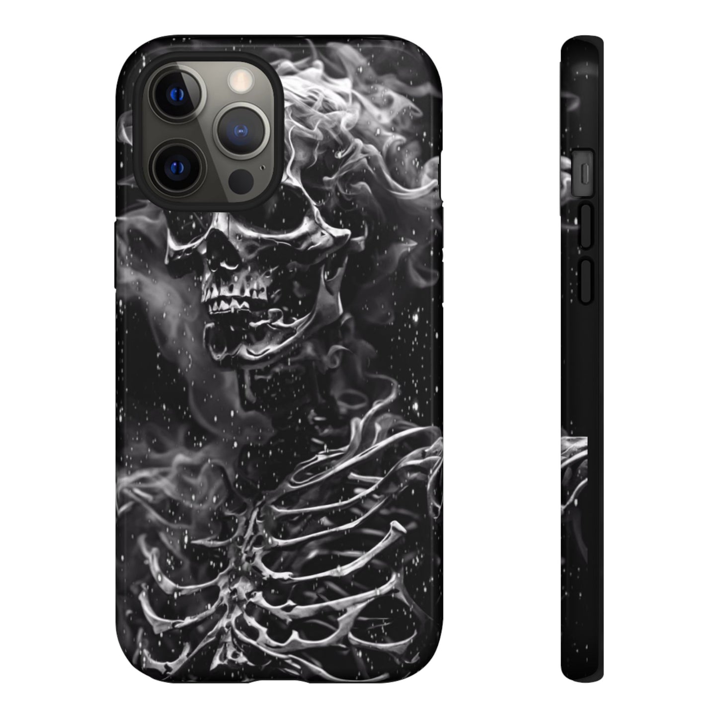 Skeleton On Fire Tough Phone Case