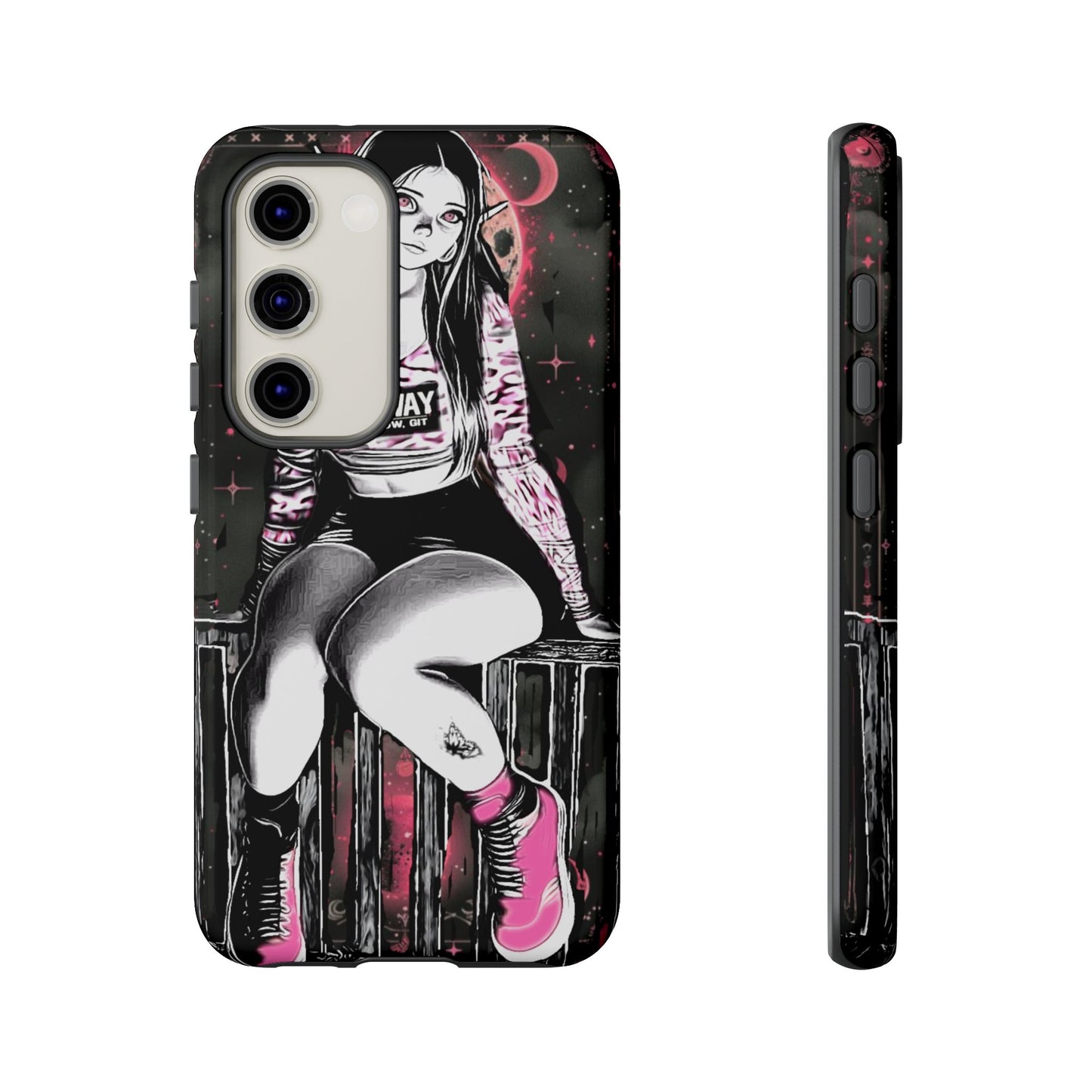 Go Away Girl Tough Phone Case