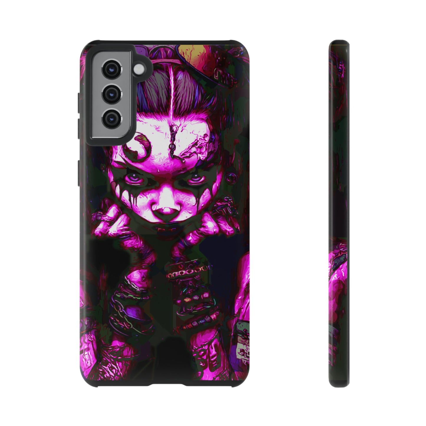 Sassy Goth Girl Tough Phone Case