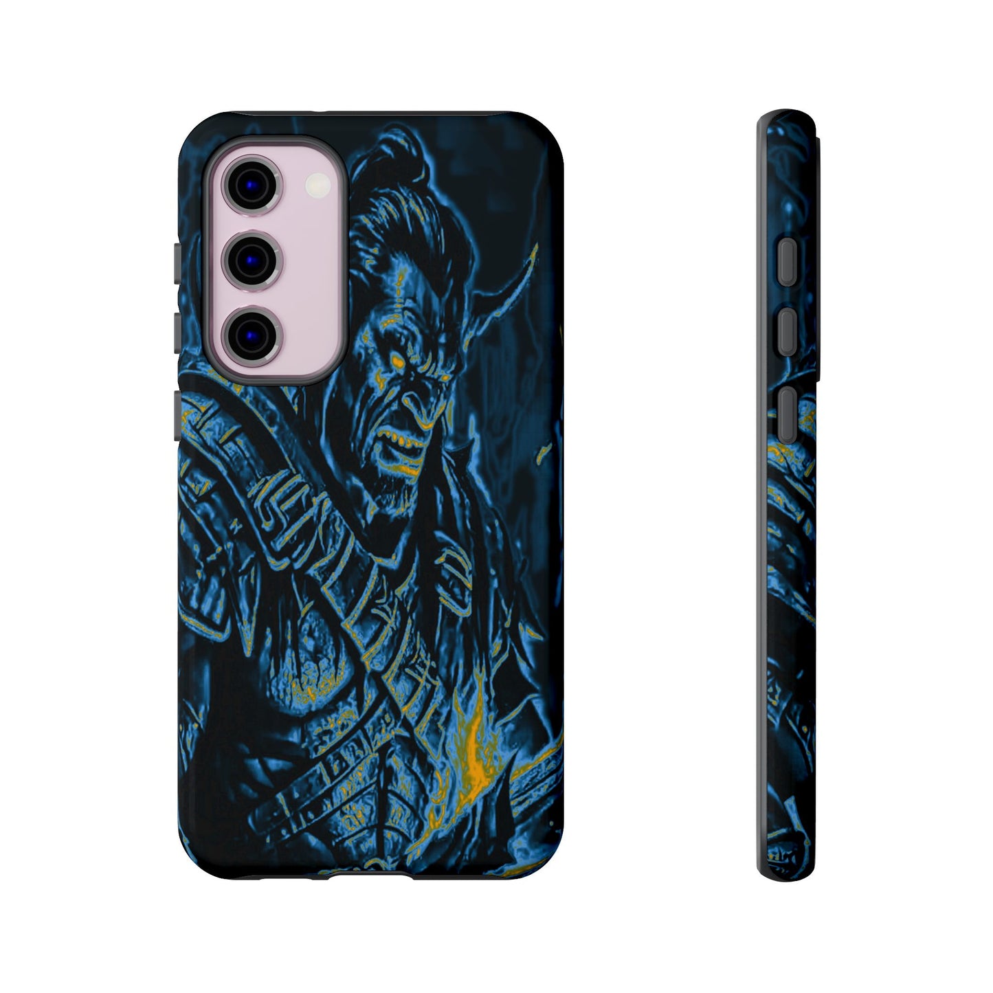 Orc With Flames Tough Phone Case