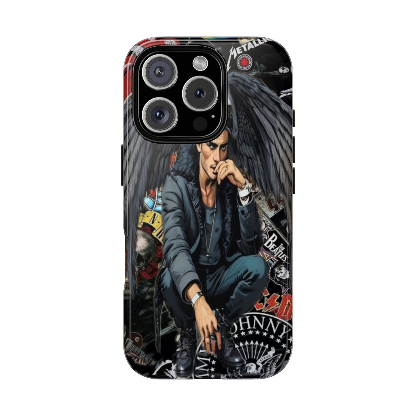 Male Music Angel Tough Phone Case