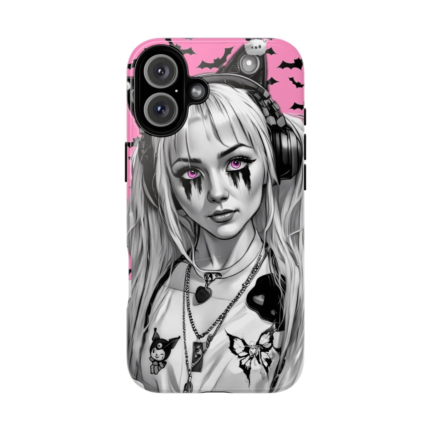 Gothic Kitty Tough Phone Case