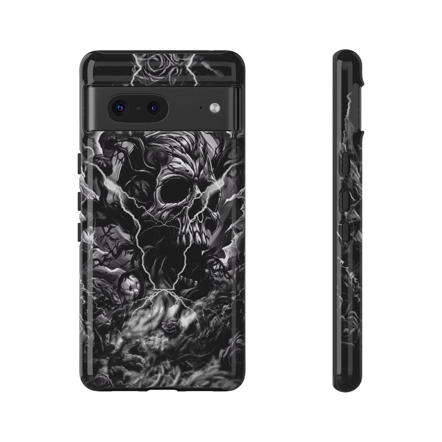 Skull Storm Tough Phone Case