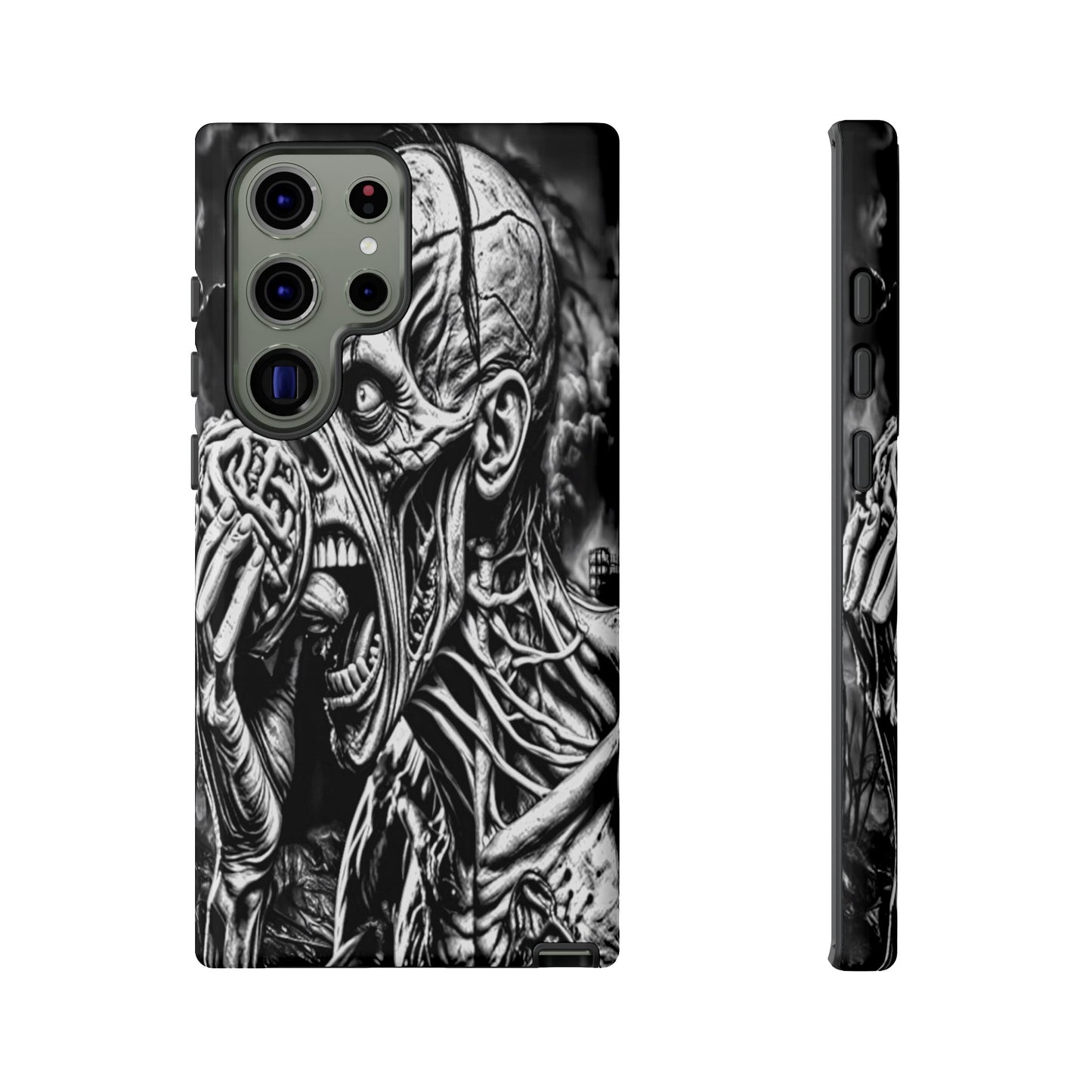 Zombie Eating Brains Tough Phone Case