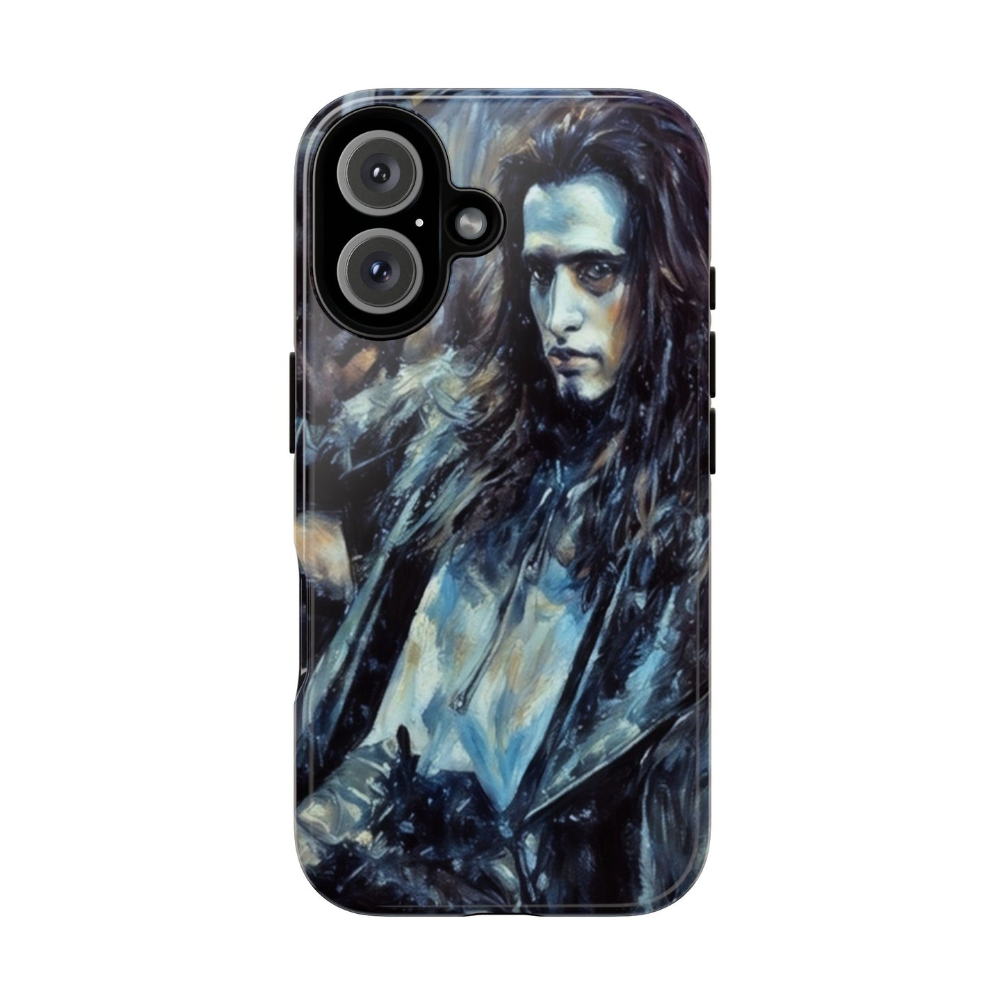 Enigmatic Goth Man Tough Phone Case